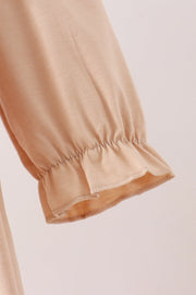 Camouflage duck embroidery ruffle dress