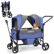 Momfann 4-in-1 Double Stroller Wagon for Kids