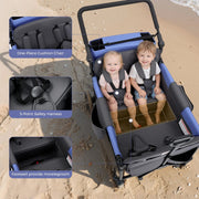 Momfann 2-Seater All-Terrain Stroller Wagon for Kids