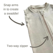 GOTS Certified Newborn Sleepsack Swaddle - Natural