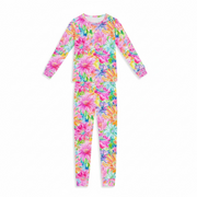 Neon Floral Bamboo Toddler 2 Piece Set