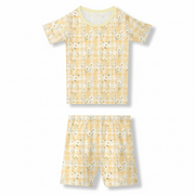 Yellow Daisy Baby Bamboo 2- piece Short Set