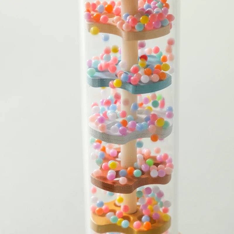 Montessori Baby Rain Stick Sensory Rattle Educational Toy Kids