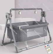 Custom Multi-function Electric Baby Rocking Cradle Bed Easy Foldable Baby Bassinet with Music Mosquito Net Electronic Baby Swing