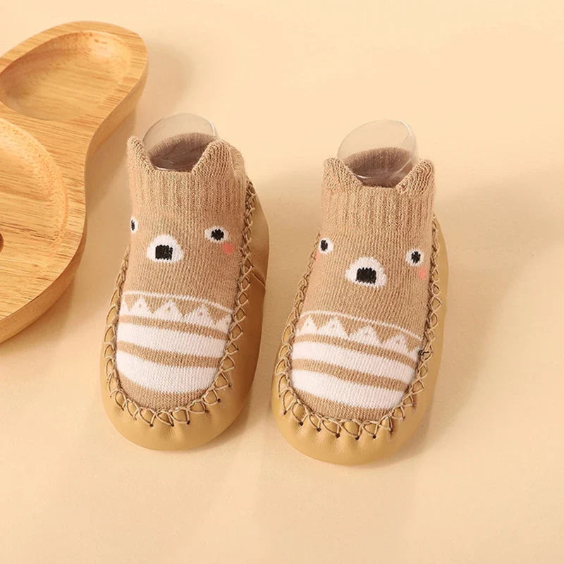 Baby Socks Shoes Infant Color Matching Cute Kids Boys Doll Soft Soled Child Floor Sneakers Toddler Girls First Walkers
