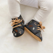 Baby Booties Velvet Anti-Slip Rubber Sole Cozy Winter Prewalker Shoes for Newborn Infant Boys and Girls