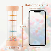 Montessori Baby Rain Stick Sensory Rattle Educational Toy Kids