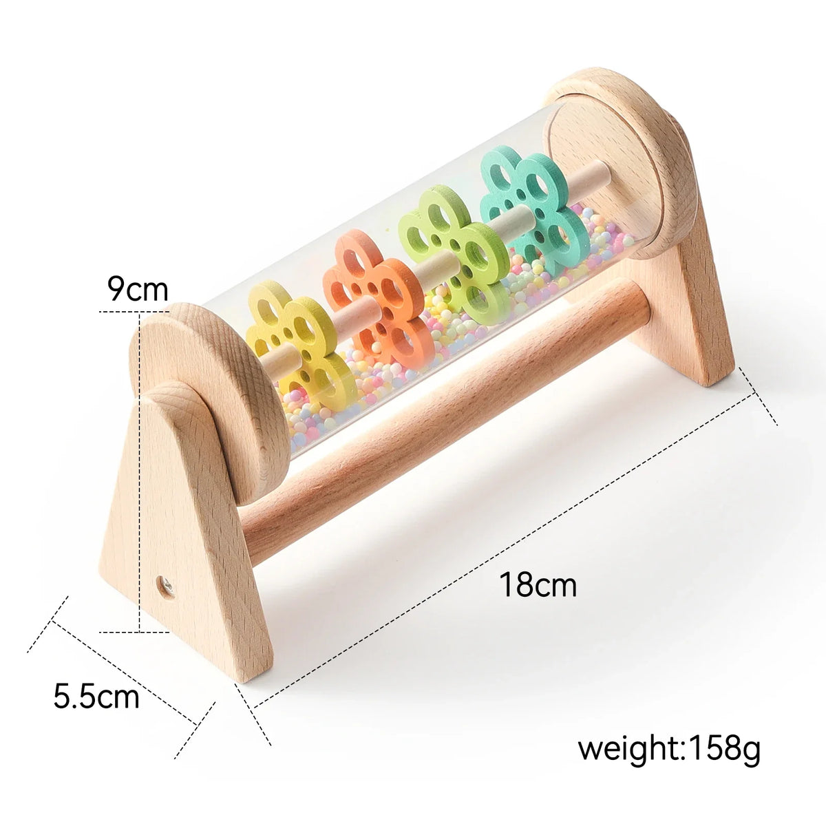 Montessori Baby Rain Stick Sensory Rattle Educational Toy Kids
