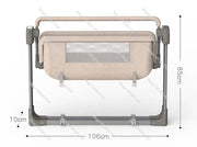 Custom Multi-function Electric Baby Rocking Cradle Bed Easy Foldable Baby Bassinet with Music Mosquito Net Electronic Baby Swing
