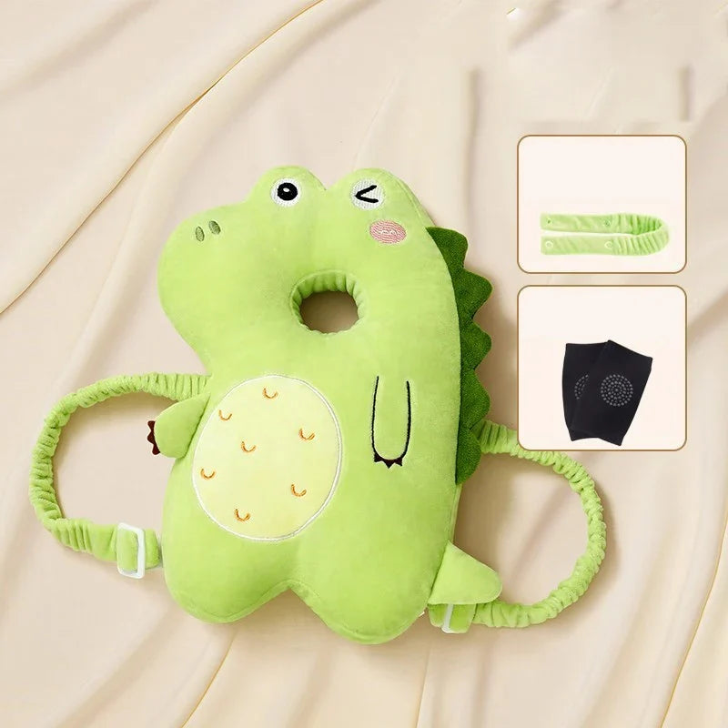 AIBEDILA Baby Head Protector Safety Pad Cushion Back Prevent Injured Elf Lion 1-3T Toddler Security Pillows Protective Headgear