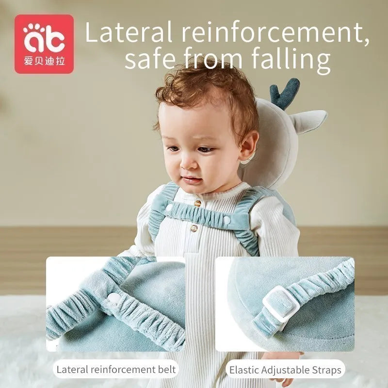 AIBEDILA Baby Head Protector Safety Pad Cushion Back Prevent Injured Elf Lion 1-3T Toddler Security Pillows Protective Headgear