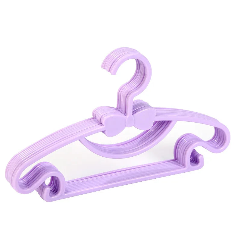 10/20/50-Pack Kids Plastic Hangers for Baby & Toddler Clothes – Slim Anti-Slip Closet Organizer (6.1 x 11.4 in / 15.5 x 29 cm)