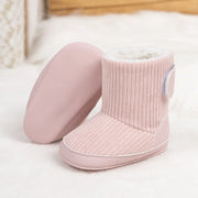 Newborn Baby Winter Boots – Soft Corduroy Booties