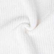 Baby Knit Romper Snap Closure in White