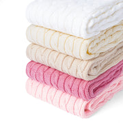 Cable Knit Short in Rose Pink