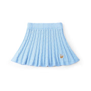 Cable Knit Skirts in Baby Blue