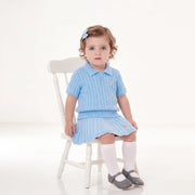 Cable Knit Skirts in Baby Blue