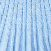Cable Knit Skirts in Baby Blue
