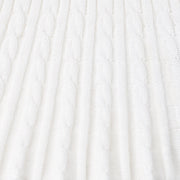 Cable Knit Skirts in White