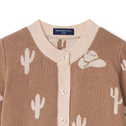 Cactus Baby Knit Button Romper