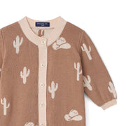 Cactus Baby Knit Button Romper