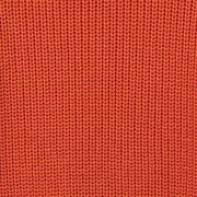 Classic Knit Baby Sweater in Orange Rust