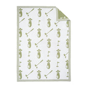 Golf Jacquard Knit Baby Blanket