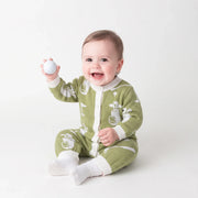 Golf Baby Knit Button Romper