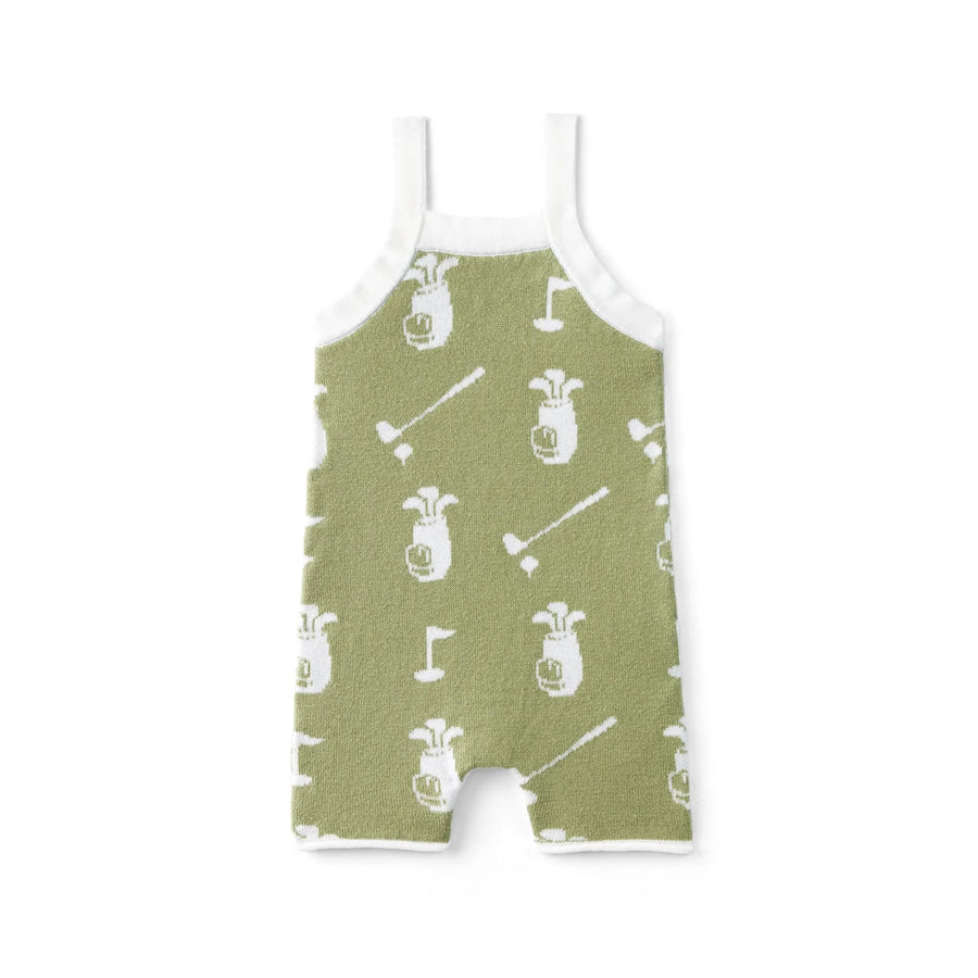 Golf Jacquard Knit Playsuit