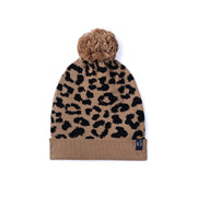 Leopard Baby Knit Beanie