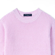 Baby Knit Romper Snap Closure in Lilac