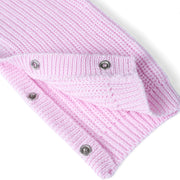 Baby Knit Romper Snap Closure in Lilac