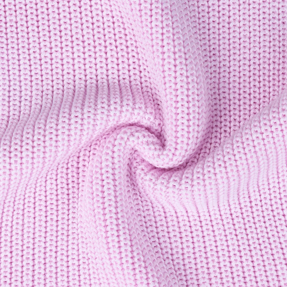 Baby Knit Romper Snap Closure in Lilac