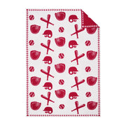 Baseball Jacquard Knit Baby Blanket