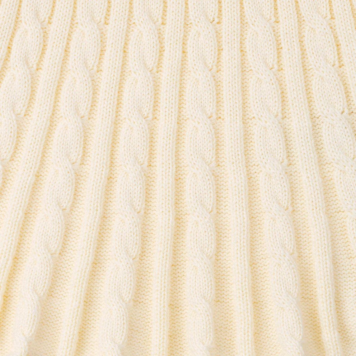 Cable Knit Skirts in Cream