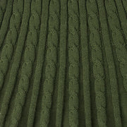 Cable Knit Skirts in Forest Green