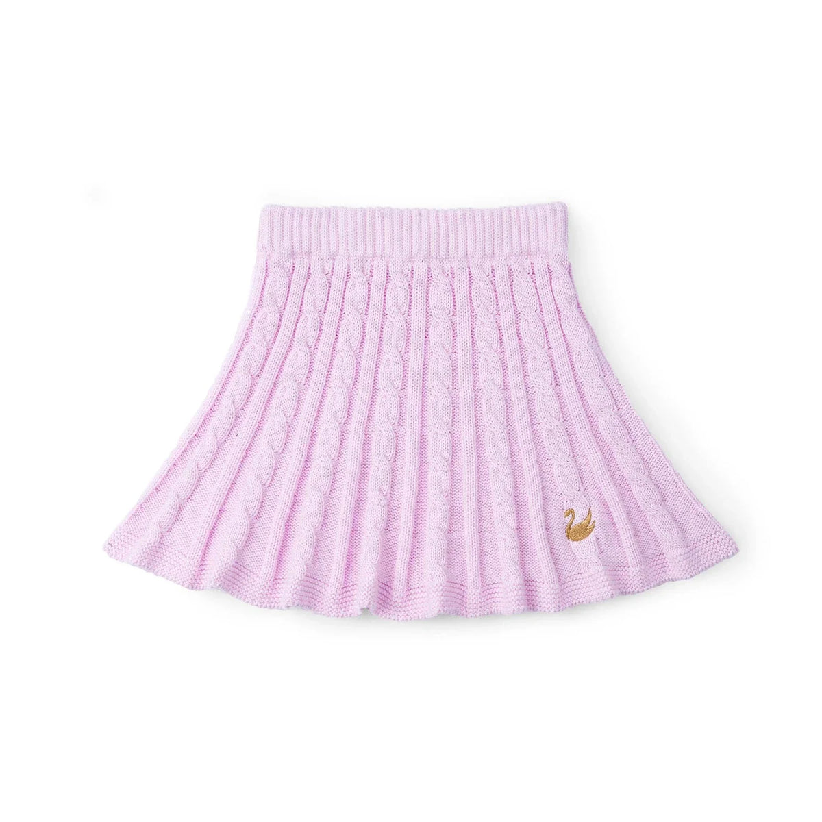 Cable Knit Skirts in Lilac