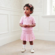 Cable Knit Skirts in Lilac