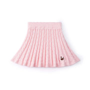 Cable Knit Skirts in Pink