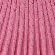 Cable Knit Skirts in Rose Pink