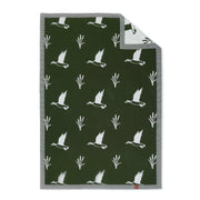 Mallard Duck Jacquard Knit Baby Blanket