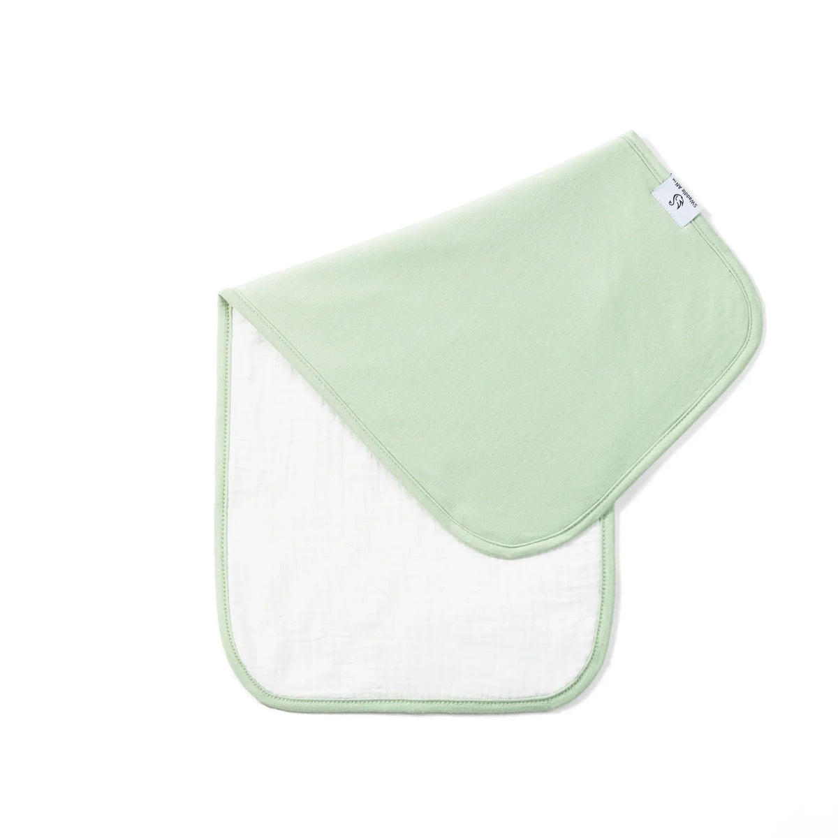 Burp Cloths in Sage Green