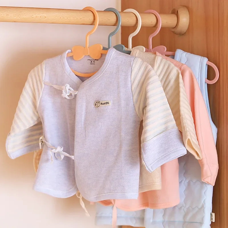 10/20/50-Pack Kids Plastic Hangers for Baby & Toddler Clothes – Slim Anti-Slip Closet Organizer (6.1 x 11.4 in / 15.5 x 29 cm)