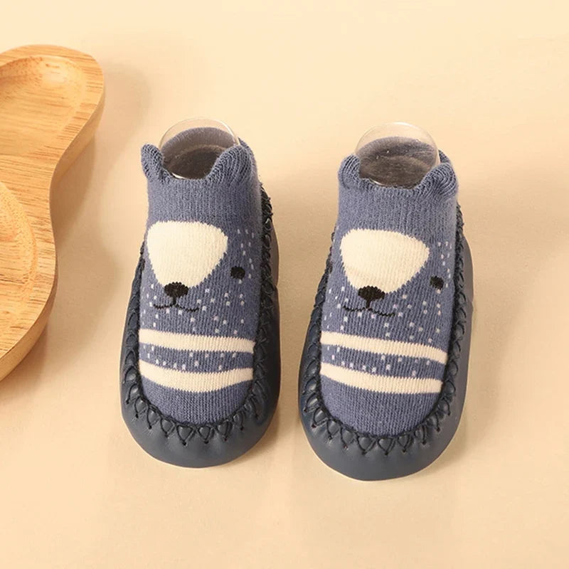 Baby Socks Shoes Infant Color Matching Cute Kids Boys Doll Soft Soled Child Floor Sneakers Toddler Girls First Walkers