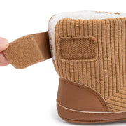 Newborn Baby Winter Boots – Soft Corduroy Booties