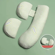 Pregnancy Pillow Soft U-Shaped Lumbar Cushion for Side Sleepers, Maternity Tummy Pillow, Pregnancy Support Pad