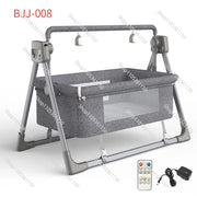 Custom Multi-function Electric Baby Rocking Cradle Bed Easy Foldable Baby Bassinet with Music Mosquito Net Electronic Baby Swing