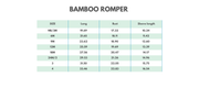 Grey character bamboo zipper romper