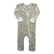 GOTS Certified Organic Cotton Zippy Footed - Freshwater Snail