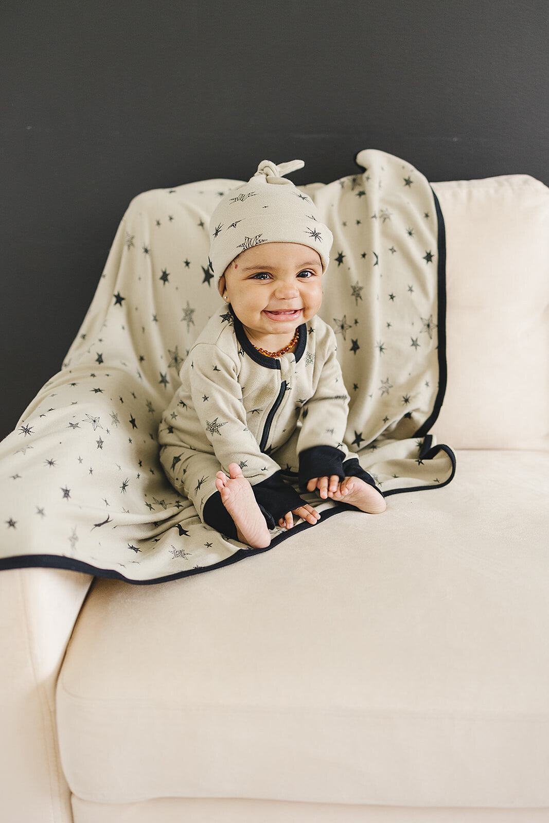 GOTS Certified Organic Cotton Zippy - Cosmic Star
